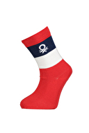 United Colors Of Benetton Erkek Çocuk 2'li Soket Çorap 77254.KRMZ