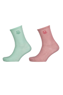 United Colors Of Benetton Kadın 2'li Soket Çorap 77270.TRKZ