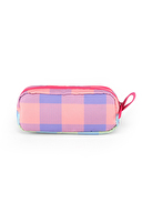 Benetton Çift Gözlü Kalem Çanta Mor-Pembe