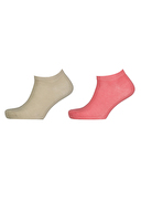 United Colors Of Benetton Kadın 2'li Babet Çorabı 77279.BEJ