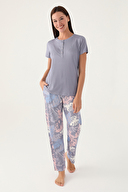 Pierre Cardin Kadın Kısa Kollu Pijama Takım PC8801-SGRI