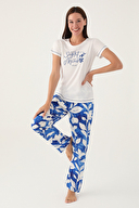 Pierre Cardin Kadın Kısa Kollu Pijama Takım PC8833-SKRM