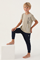 U.S. Polo Assn Kids Erkek Çocuk Kısa Kollu Pijama Takım US1702-4HKI