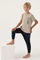 U.S. Polo Assn Kids Erkek Çocuk Kısa Kollu Pijama Takım US1702-GHKI
