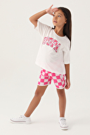 U.S. Polo Assn Kids Kız Çocuk Şort Takım US1813-GKRM