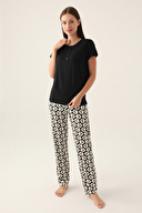 Arnetta Kadın Kısa Kollu Pijama Takımı AR2895-SSYH