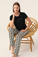 Arnetta Kadın Kısa Kollu Pijama Takımı AR2895-SSYH