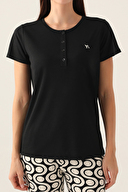 Arnetta Kadın Kısa Kollu Pijama Takımı AR2895-SSYH