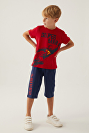 SuperMan Erkek Çocuk Kapri Takım L1702-3KRMZ