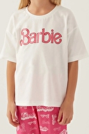 Barbie Kız Çocuk Kısa Kollu Pijama Takım L1704-GKRM