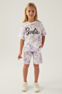 Barbie Kız Çocuk Bermuda Takım L1706-3