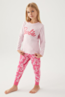 Barbie Kız Çocuk Uzun Kollu Pijama Takım L1766-3PMB