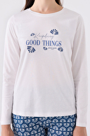 Pierre Cardin Kadın Uzun Kollu Pijama Takımı PC8881-S.KRM