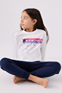 U.S. Polo Assn Kids Kız Çocuk Uzun Kollu Pijama Takımı US1962-4.KRM