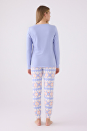 Arnetta Kadın Uzun Kollu Pijama Takımı AR3097-S.LILA