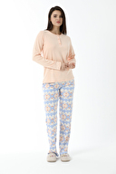Arnetta Kadın Uzun Kollu Pijama Takımı AR3098-S.SMN