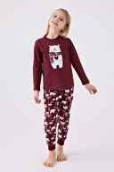 Arnetta Kız Çocuk Uzun Kollu Pijama Takımı AR3107-2.BRD