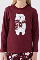 Arnetta Kız Çocuk Uzun Kollu Pijama Takımı AR3107-2.BRD