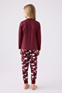 Arnetta Kız Çocuk Uzun Kollu Pijama Takımı AR3107-2.BRD