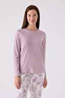 Arnetta Kadın Uzun Kollu Pijama Takımı AR3118-S.LILA