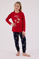 Arnetta Kız Çocuk Pijama Takımı AR3450-2.KRMZ
