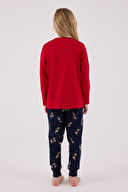 Arnetta Kız Çocuk Pijama Takımı AR3450-2.KRMZ