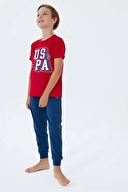 U.S. Polo Assn. Kids Erkek Çocuk Pijama Takımı US2410-G.KRMZ