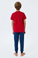 U.S. Polo Assn. Kids Erkek Çocuk Pijama Takımı US2410-G.KRMZ