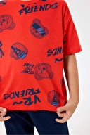 Roly Poly Erkek Çocuk Pijama Takımı RP3751-2.KRMZ