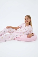 Roly Poly Kız Çocuk Pijama Takımı RP3809-2.BYZ/MVI
