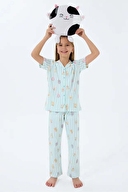Roly Poly Kız Çocuk Pijama Takımı RP3809-2.BYZ/YSL