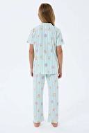 Roly Poly Kız Çocuk Pijama Takımı RP3809-2.BYZ/YSL