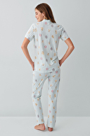 Roly Poly Kadın Pijama Takımı RP3809-S.BYZ/YSL