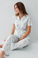 Roly Poly Kadın Pijama Takımı RP3809-S.BYZ/YSL