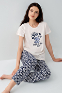 Arnetta Kadın Pijama Takımı AR3661-S.EKR