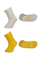 Bistyle Organik 2'li Penye Meyve Figürlü Kaymaz Soket BISTYLBS2002HRDL/EKR