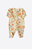 Kitikate Organik Floom Şapkalı Tulum S43019