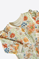 Kitikate Organik Floom Şapkalı Tulum S43019