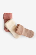 Kitikate Bebek Organik Basic 3'lü Havlu Çorap S46331