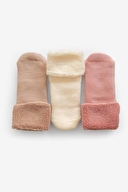 Kitikate Bebek Organik Basic 3'lü Havlu Çorap S46331