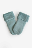 Kitikate Bebek Organik Basic 3'lü Havlu Çorap S46331