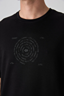 Tommy Life Erkek Tişört 88324_01 SIYAH