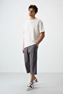 Tommy Life Erkek Kapri 83102_01 KOYU GRI