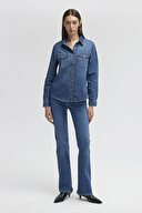 Mavi Merida Kadın Kot Gömlek M1210662-86490