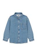 Mavi Erkek Çocuk Kot Gömlek M6210000-86709