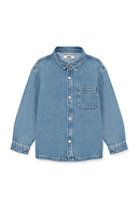 Mavi Erkek Çocuk Kot Gömlek M6210000-86709