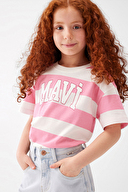 Mavi Kız Çocuk Tişört M7610191-71024