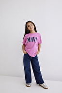 Mavi Kız Çocuk Tişört M7610109-71033