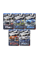Hot Wheels Silver Series Fast Furious HNR88-979L 5'li Set