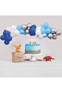 Balonevi Erkek Balon Dekorasyon Seti 70'li